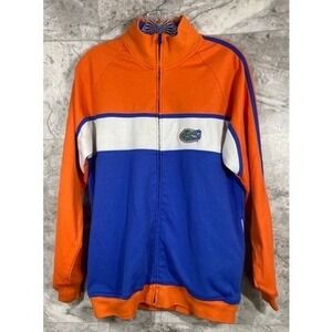 Boca Classics Florida Gators Track Jacket Men's Small Orange Blue Full Zip NCAA